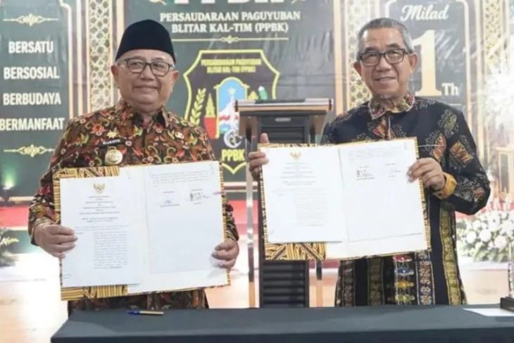 Pemkab Kutim  dan Blitar perkuat jalur pangan dari sentra produksi