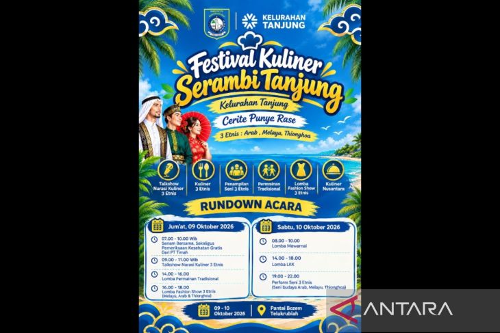 Bangka Barat promosikan potensi wisata kuliner Mentok lewat Festival Kuliner Serambi Tanjung