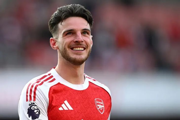 Declan Rice Segera Teken Kontrak Jangka Panjang Baru di Arsenal
