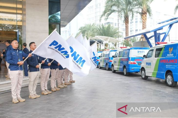 PNM bersama Baznas kirimkan bantuan ambulans ke berbagai daerah