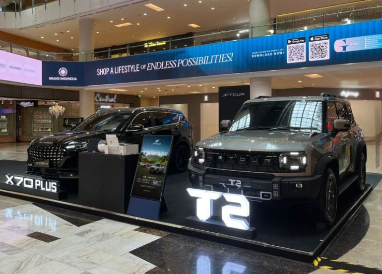 Jetour pamerkan T2, Dashing, X70 Plus di roadshow April