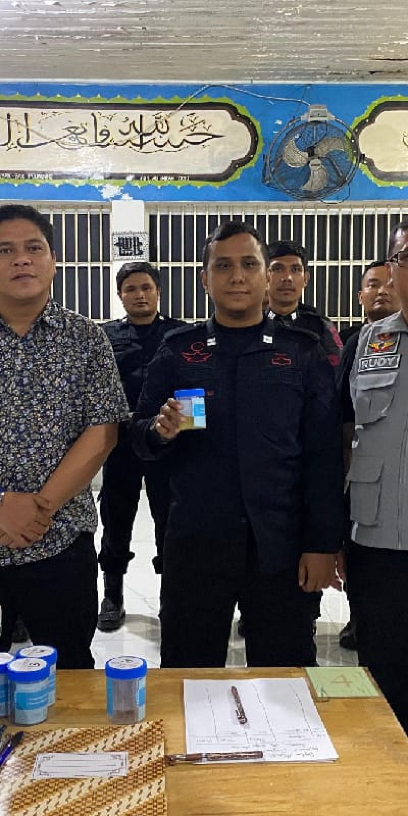 Kemenkumham Sumut tes urine di Rutan Medan cegah narkoba