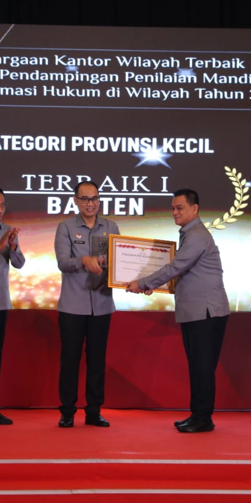 Kemenkumham Banten dapat penghargaan dari BSK Hukum