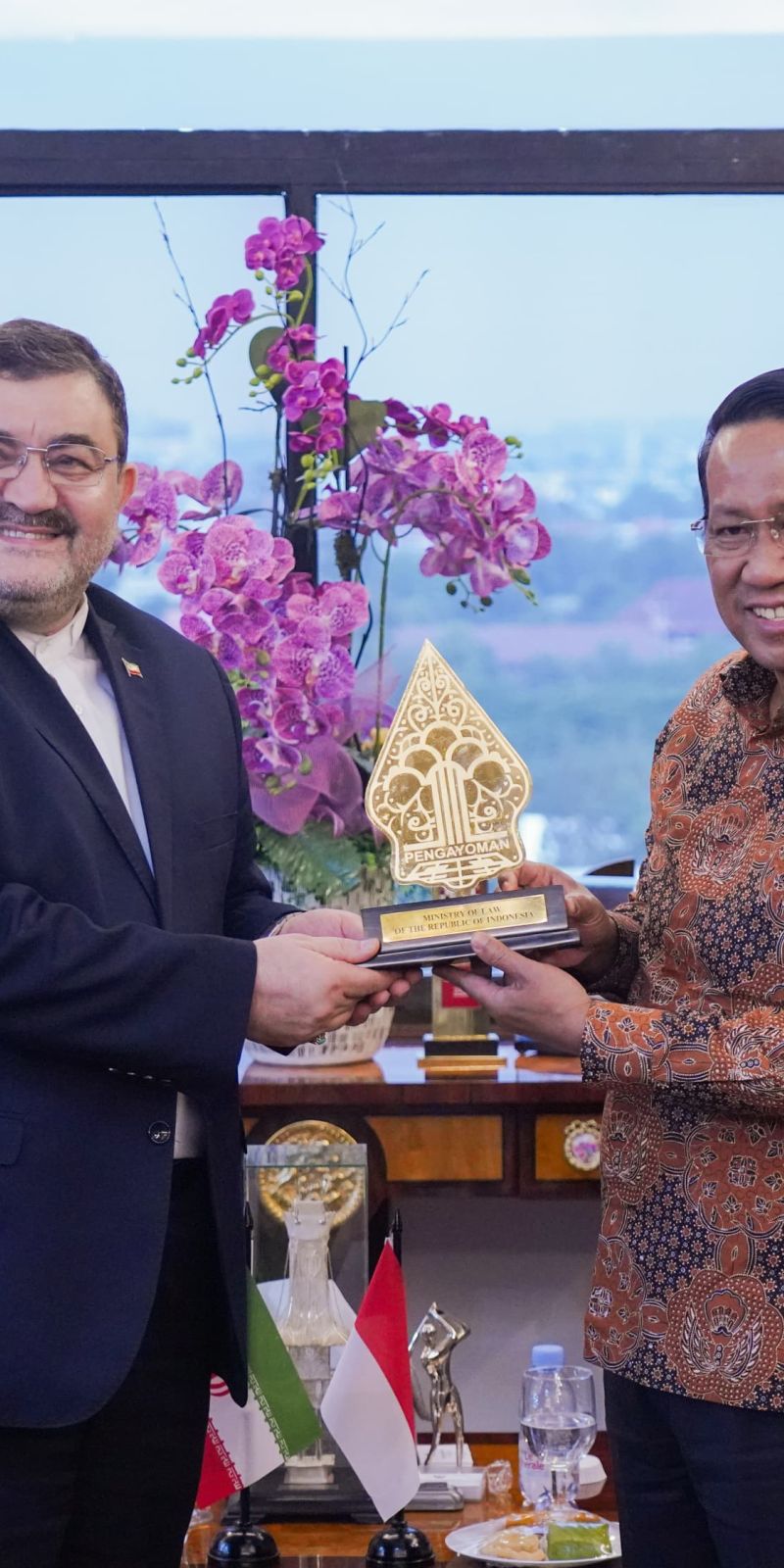 Temui Menkum, Dubes Iran bahas kemungkinan pemindahan napi WN Iran ke negaranya