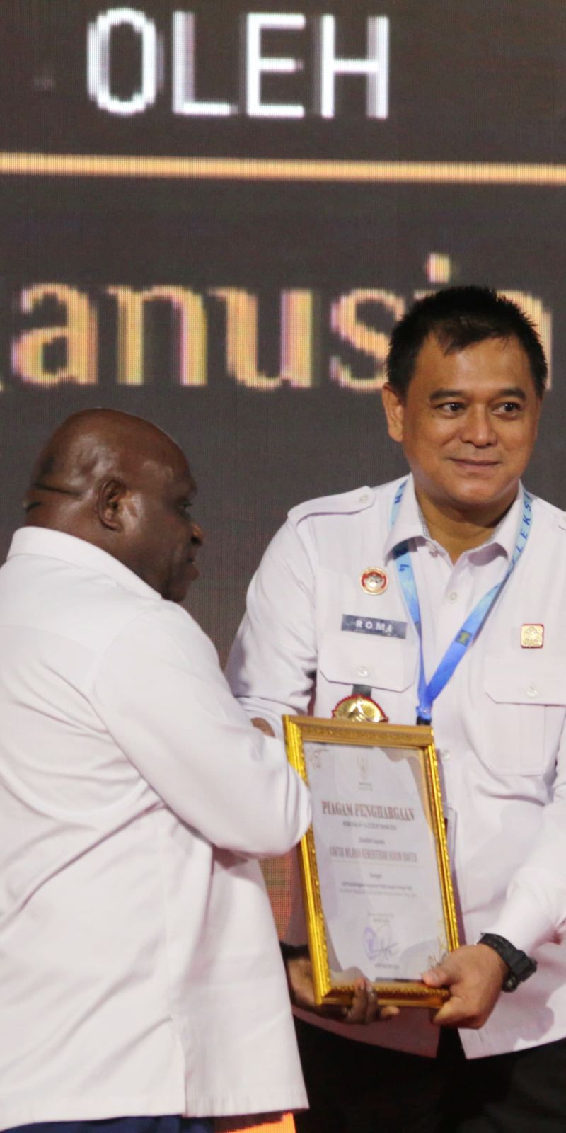 Kemenkumham Banten terima penghargaan dari Menteri Hak Asasi Manusia