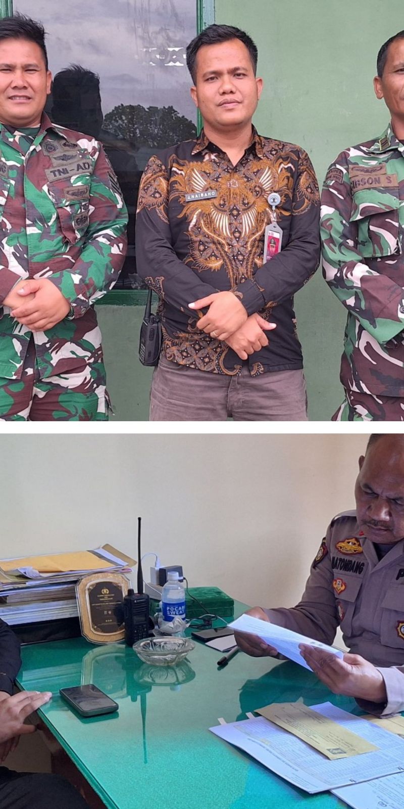 Rutan Tarutung - TNI Polri perkuat sinergitas pengamanan Nataru