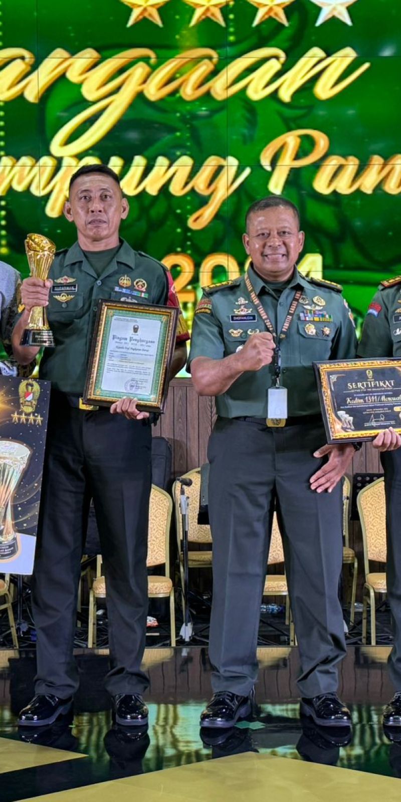 Kodim Morowali Sulawesi tengah raih juara umum Kampung Pancasila pada KASAD Award 2024