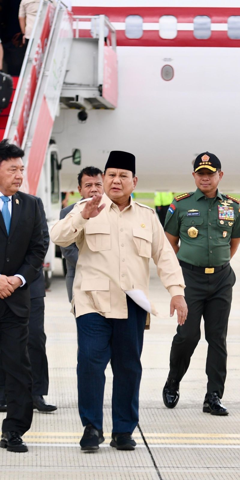 Presiden Prabowo langsung gelar ratas soal Nataru usai tiba dari Mesir