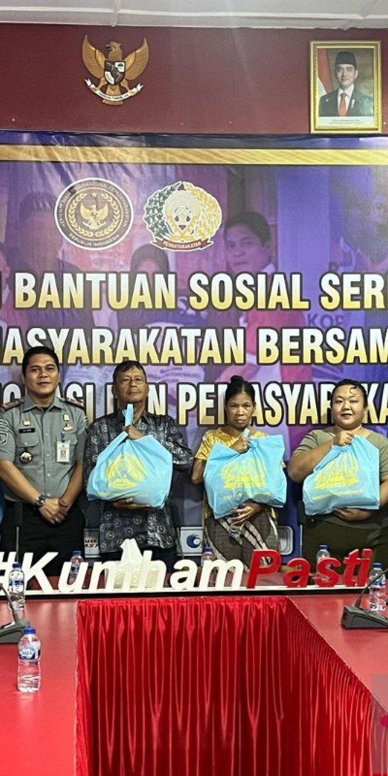 Rutan Medan ikuti kegiatan panen raya dan bansos bersama Menteri Imipas secara virtual