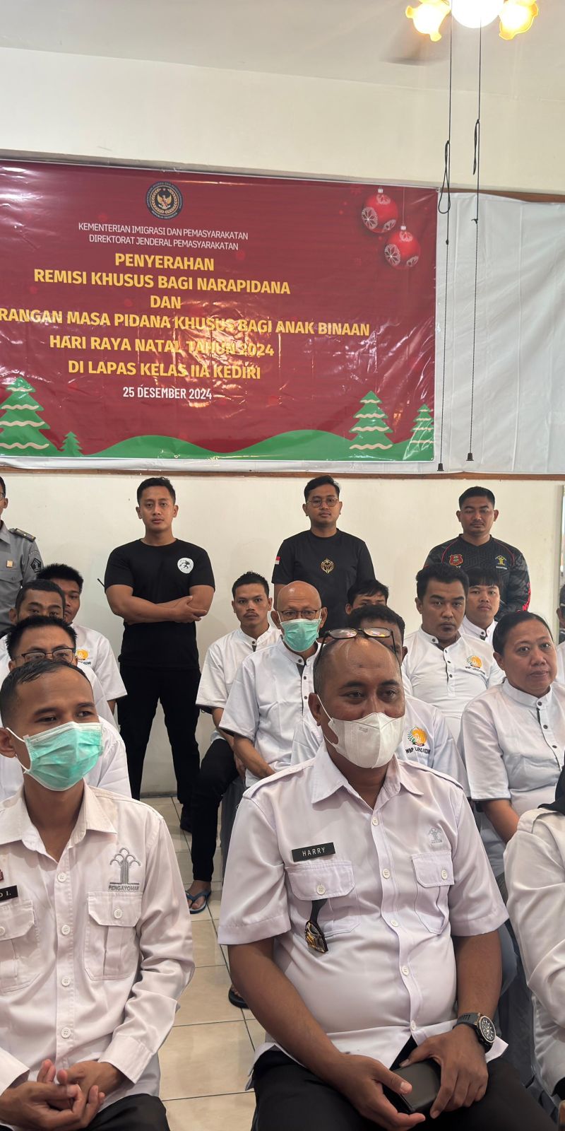 Sebanyak 19 narapidana Lapas Kediri dapat remisi Natal