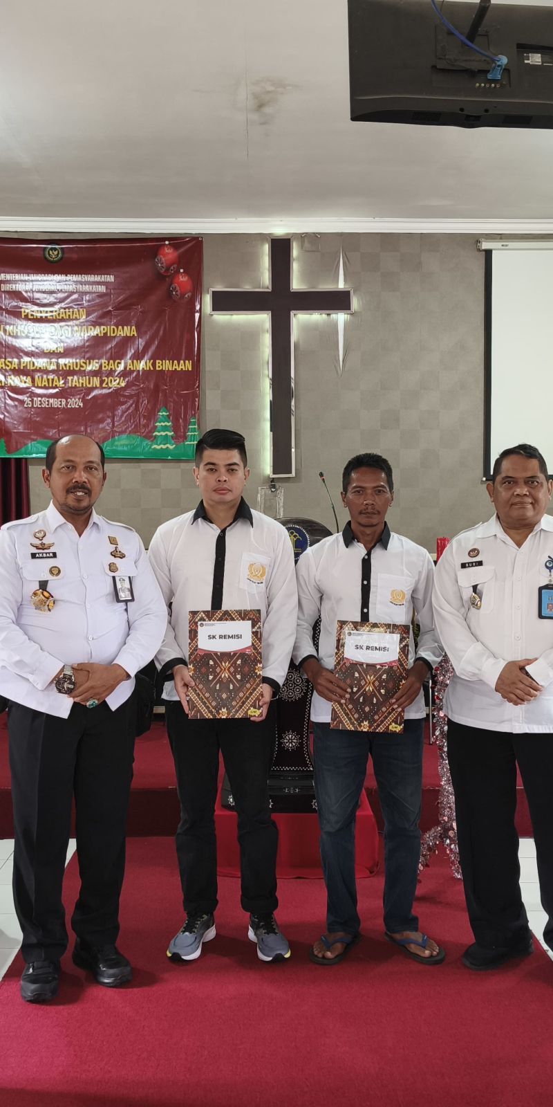 65 narapidana di Lapas Kelas I Malang terima remisi saat Natal