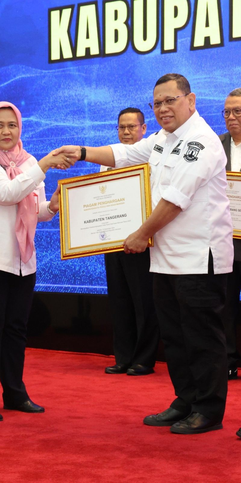 Pemkab Tangerang terima penghargaan bidang hak asasi manusia