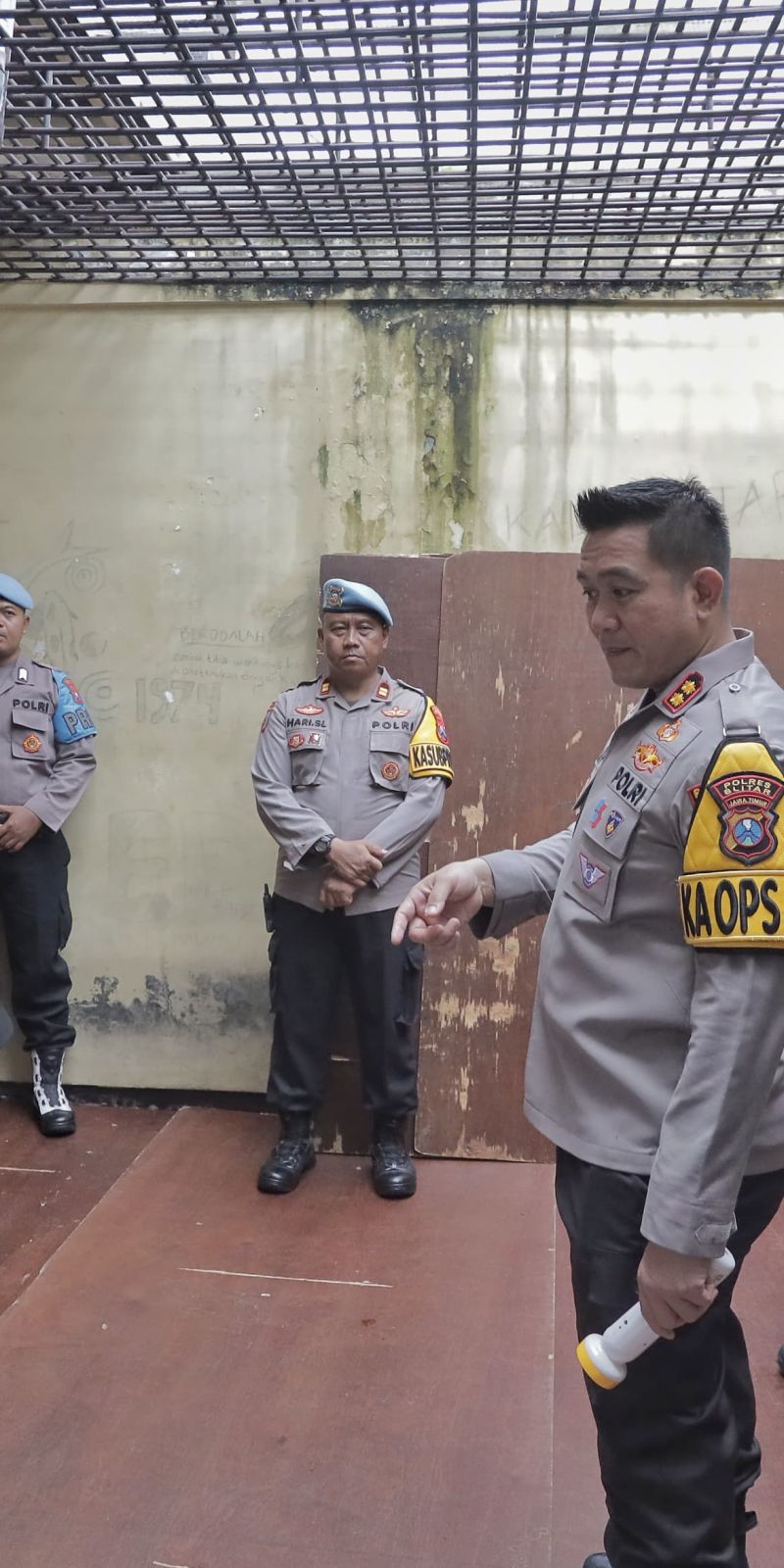 Kapolres Blitar sidak ruang tahanan guna pastikan kelaikan fasilitas
