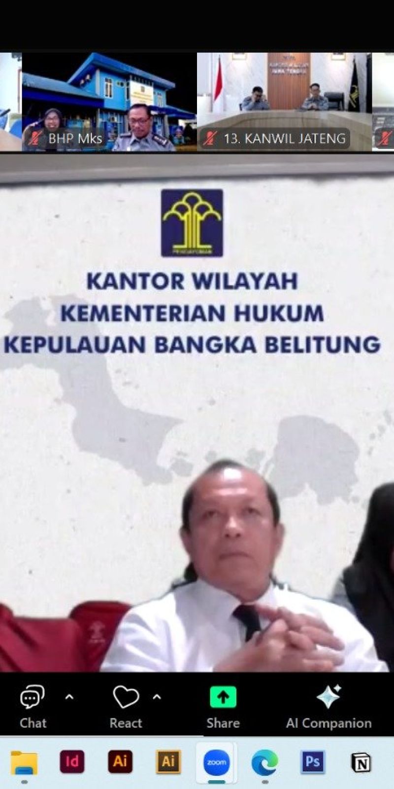 Kakanwil Kemenkum Babel ikuti penguatan pengelolaan media sosial Kementerian Hukum