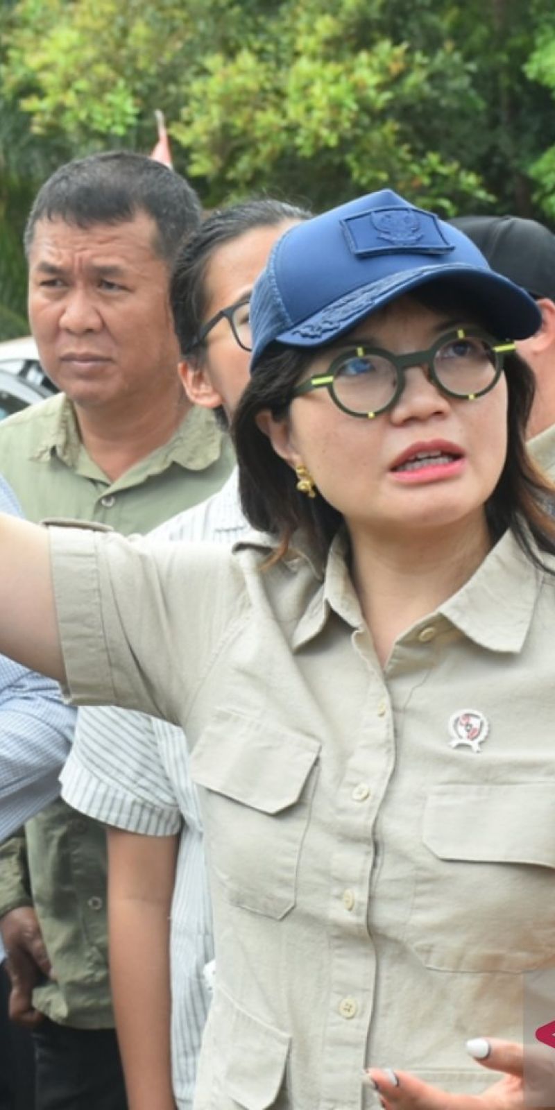 Wamendiktisaintek Stella Christie tinjau lokasi pembangunan SMA Unggul Garuda di Babel - ANTARA News Megapolitan