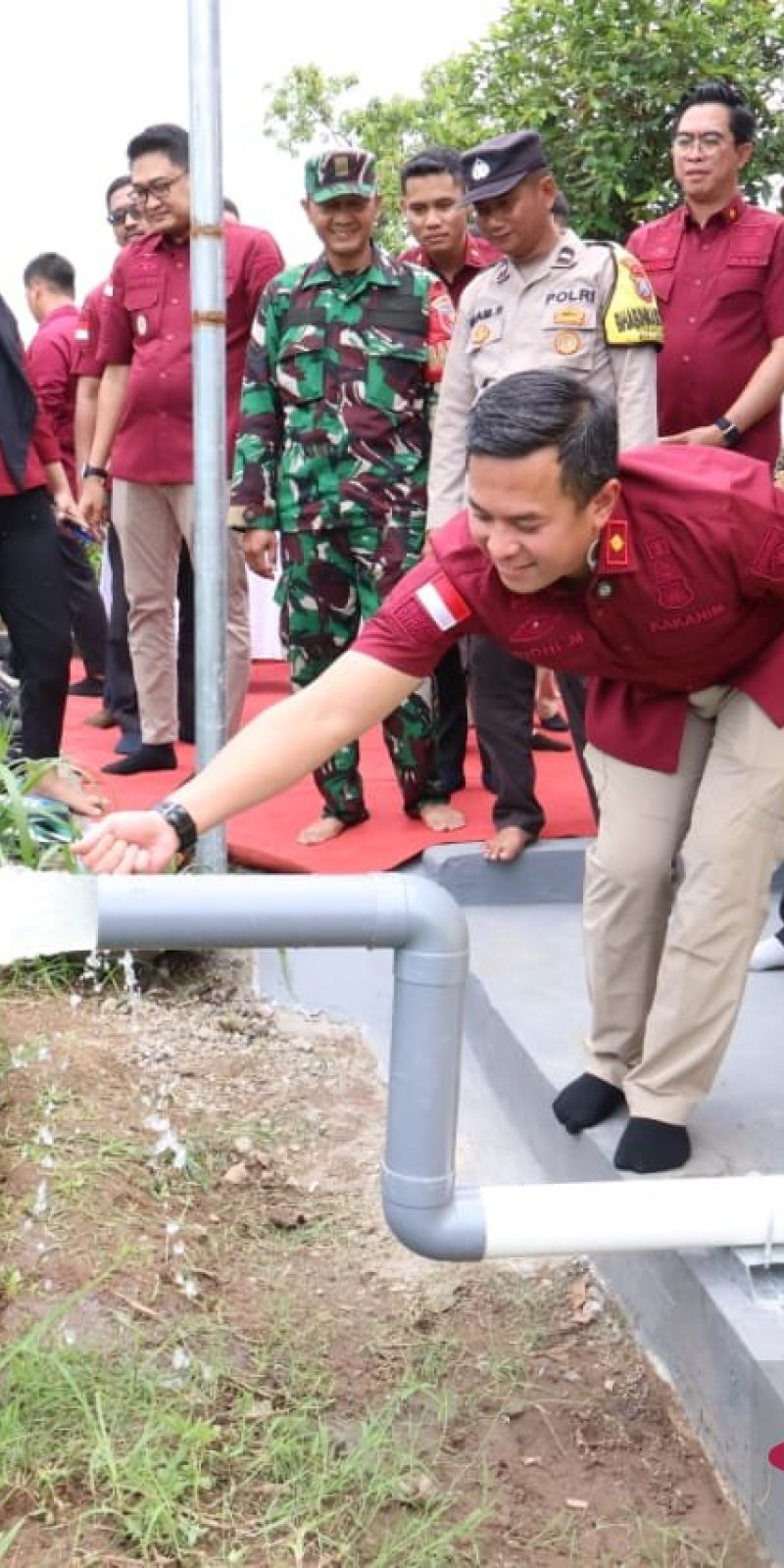 Imigrasi Kediri buat sumur bor dukung ketahanan pangan