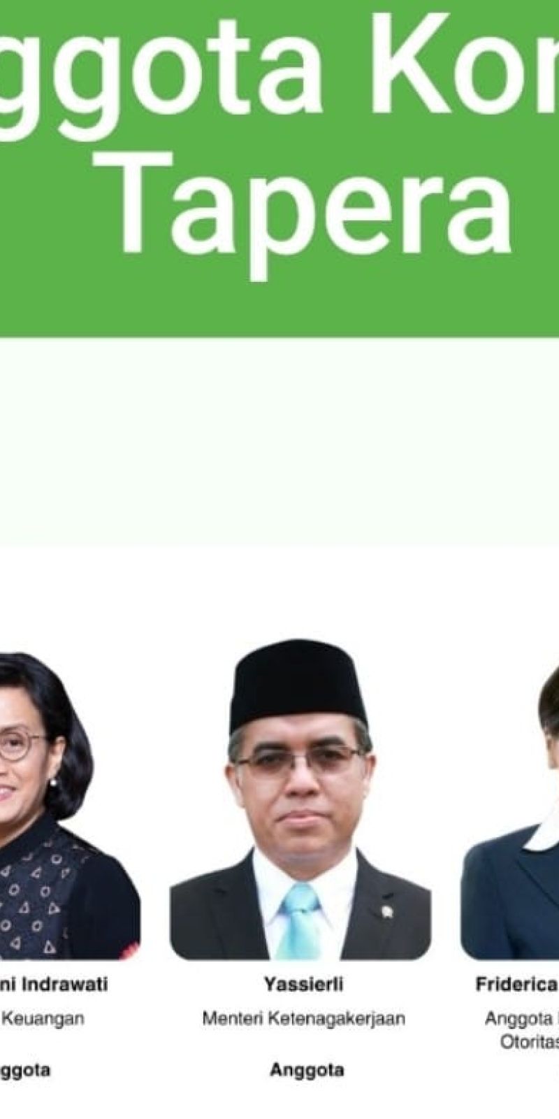 Menteri PKP Maruarar merangkap Ketua Komite Tapera