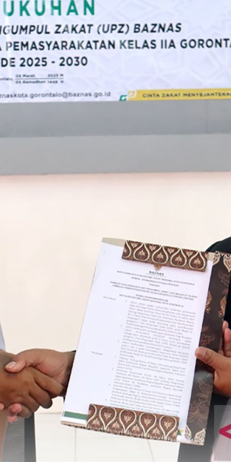 Lapas Gorontalo bentuk Unit Pengumpul Zakat Baznas
