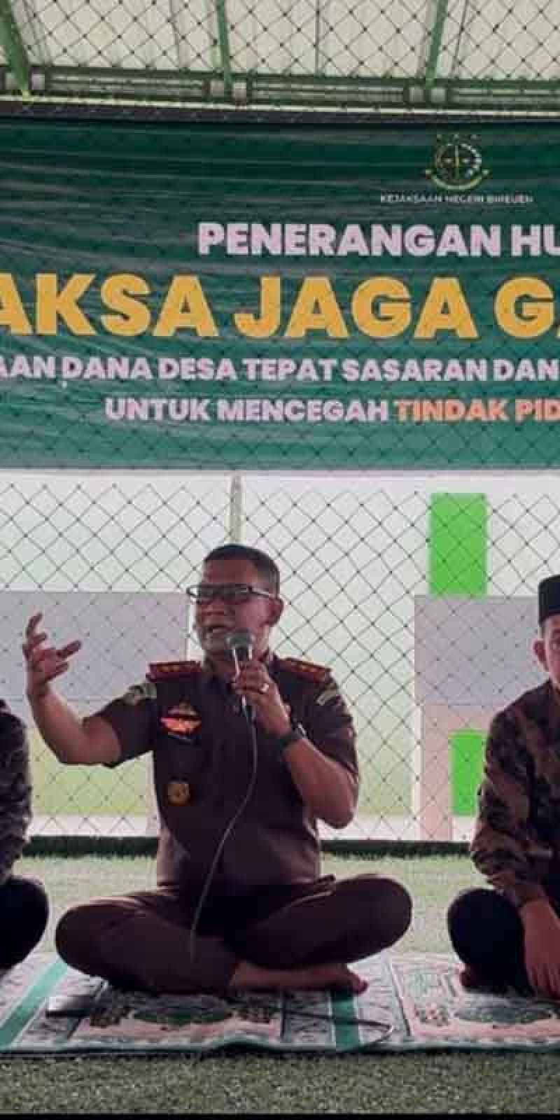 Kejari Bireuen beri bimbingan hukum kepada kepala desa cegah korupsi