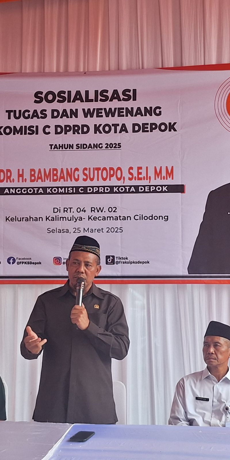 Anggota DPRD Depok HBS minta tak izinkan pembangunan perumahan dekat sungai