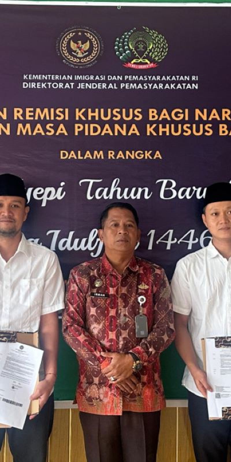 Sebanyak 506 WBP Lapas Kelas IIA Curup Bengkulu terima remisi Lebaran