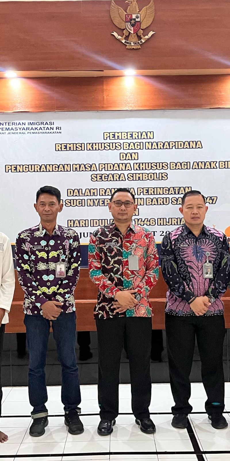 Tiga warga binaan Rutan Situbondo dapat remisi langsung bebas