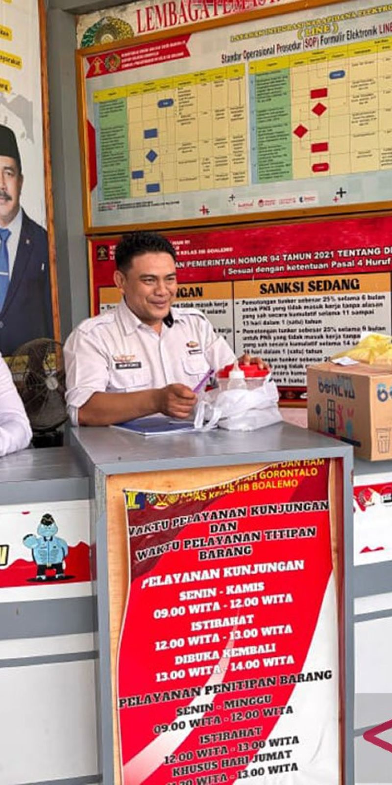 Lapas Boalemo berkomitmen beri pelayanan prima bagi keluarga napi