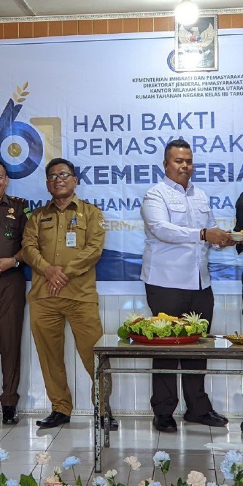 Rutan Tarutung gelar tasyakuran HBP bersama mitra kerja