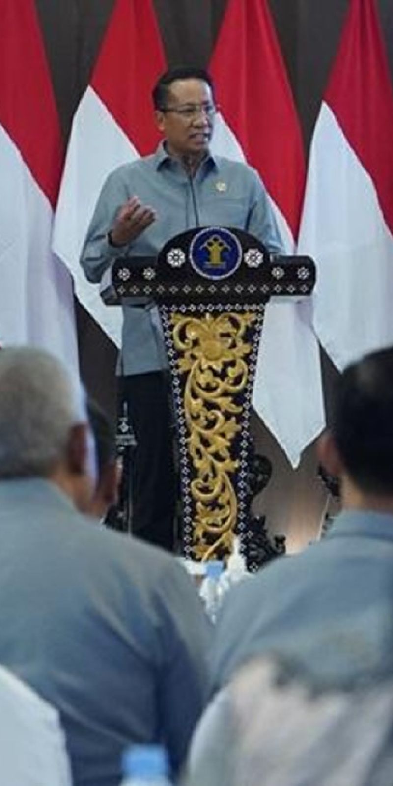 Supratman tegaskan ke pimpinan Kemenkum untuk Jaga amanah dan integritas