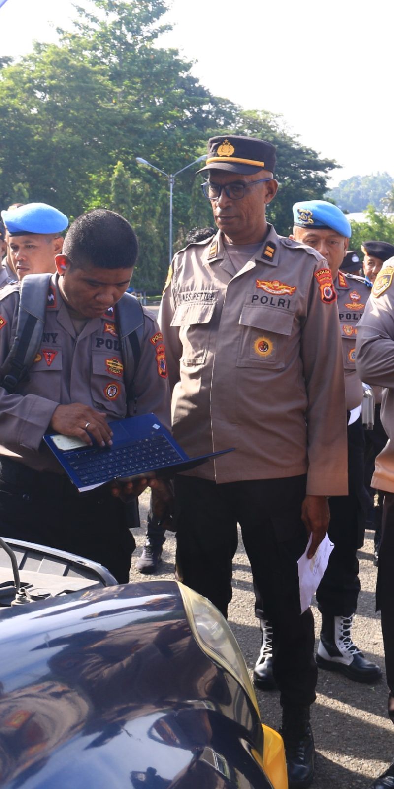 Polda Maluku lakukan pemeriksaan kendaraan dinas tingkatkan pelayanan serta penegakan hukum