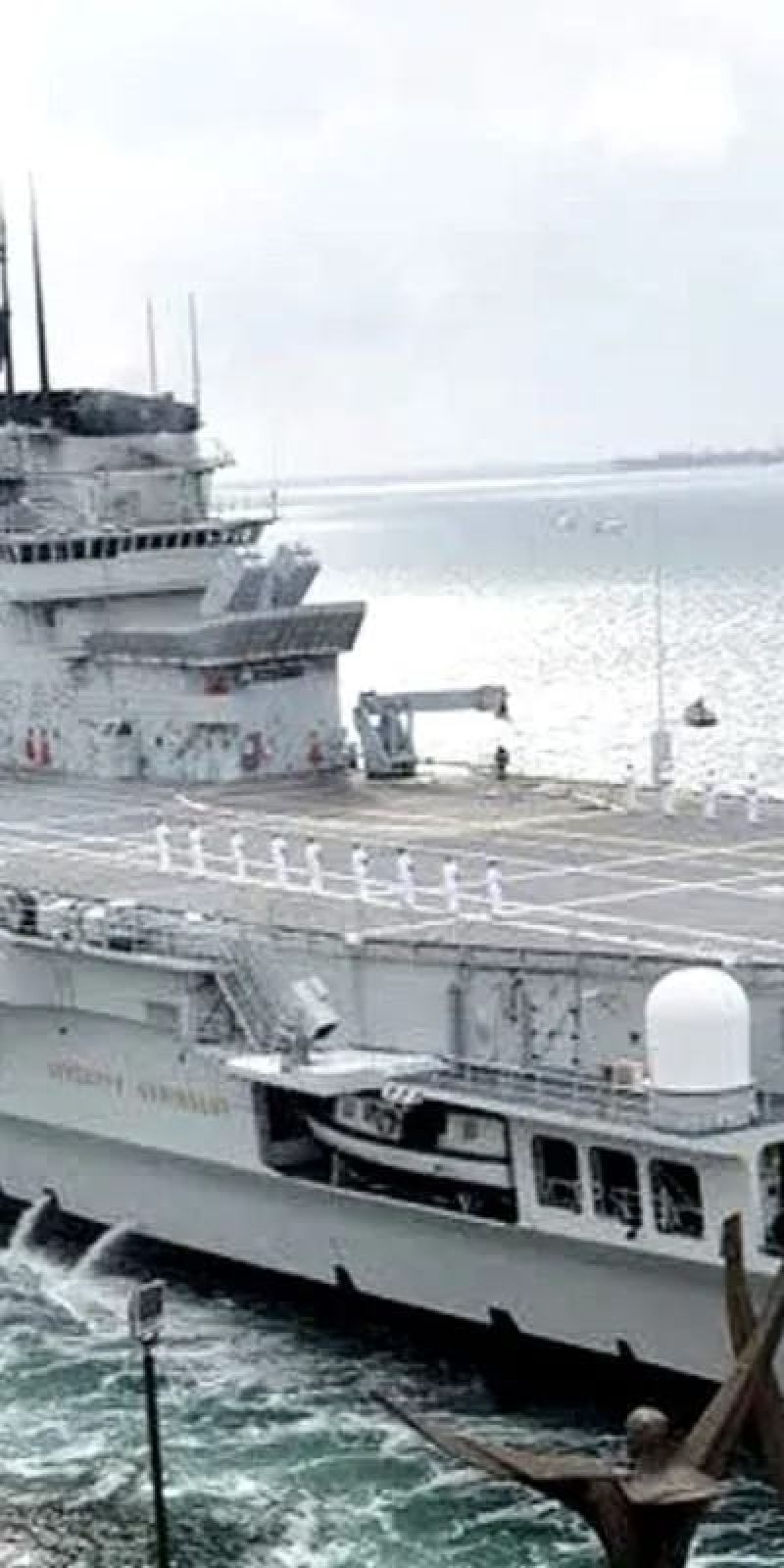 Indonesian Navy Announces Name of Indonesia's First Aircraft Carrier: KRI Sriwijaya