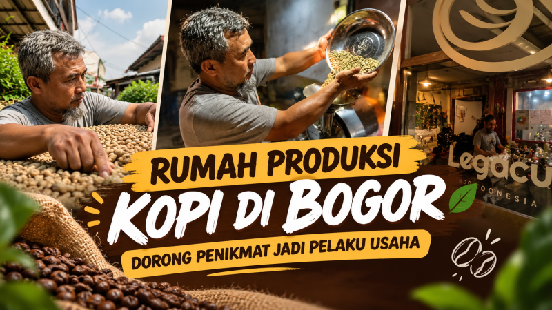 Rumah produksi kopi di Bogor dorong penikmat jadi pelaku usaha