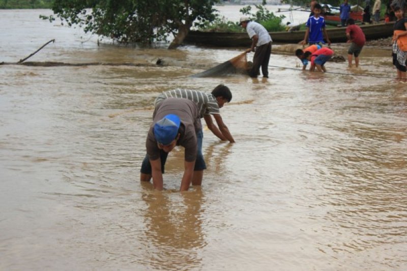 MENCARI IKAN DAN KEPITING