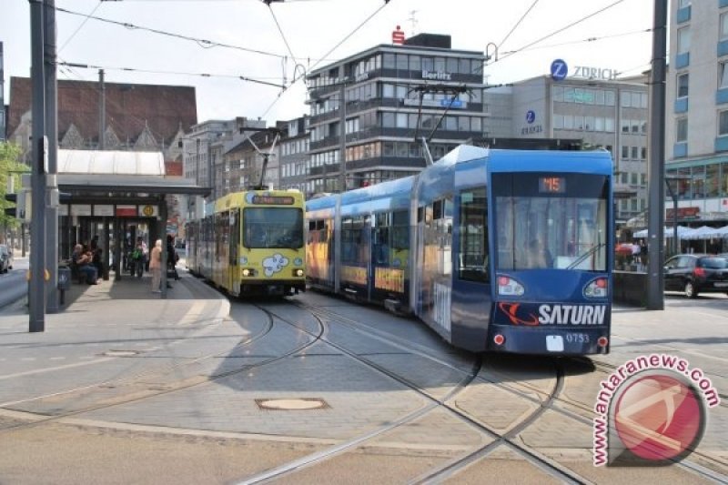 Trem layak beroperasi di jalanan Kota Bogor