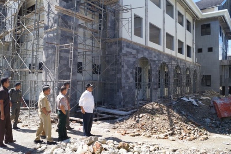 Peninjauan Pembangunan Kantor Bupati Pasaman
