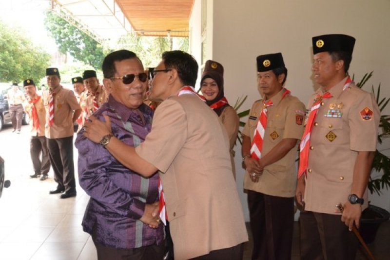 Penyambutan Wakil Gubernur Sumbar