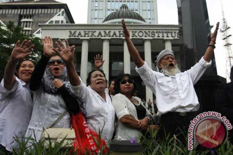 Aksi Pendukung Prabowo-Hatta