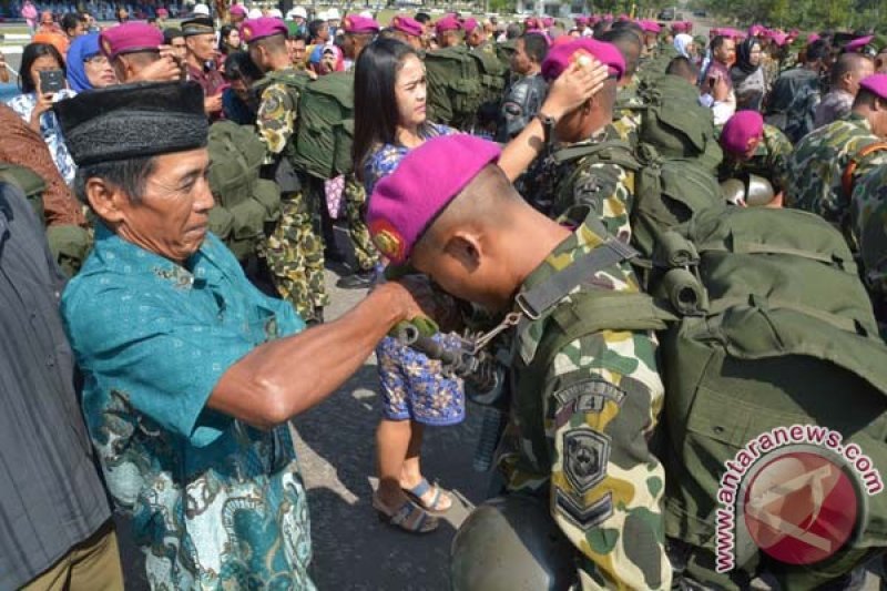 Pembaretan Prajurit Korps Marinir