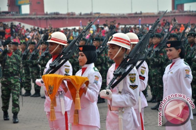 Penurunan Bendera Pusaka