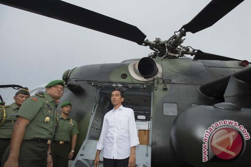 Presiden Lihat Alutsista TNI AD