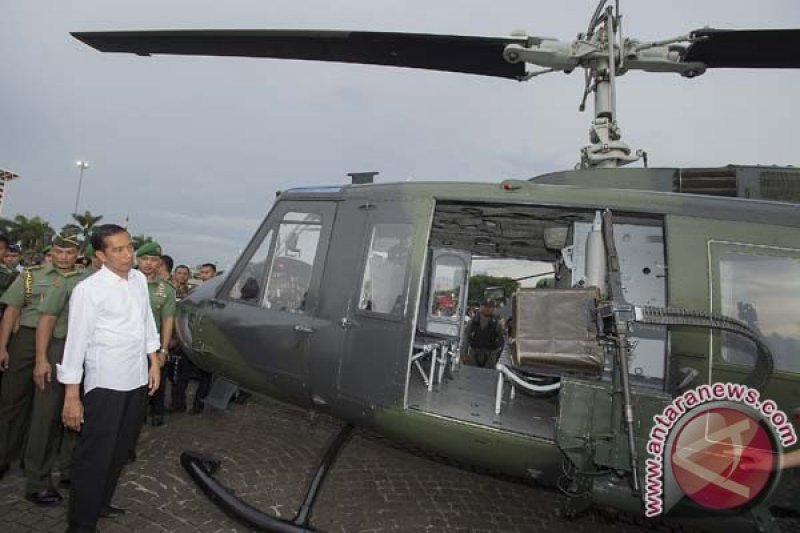 Presiden Lihat Alutsista TNI AD