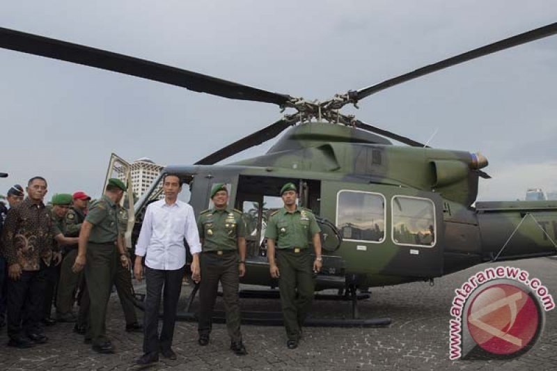 Presiden Lihat Alutsista TNI AD