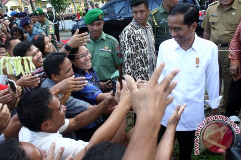 Presiden Jokowi Di Sangihe