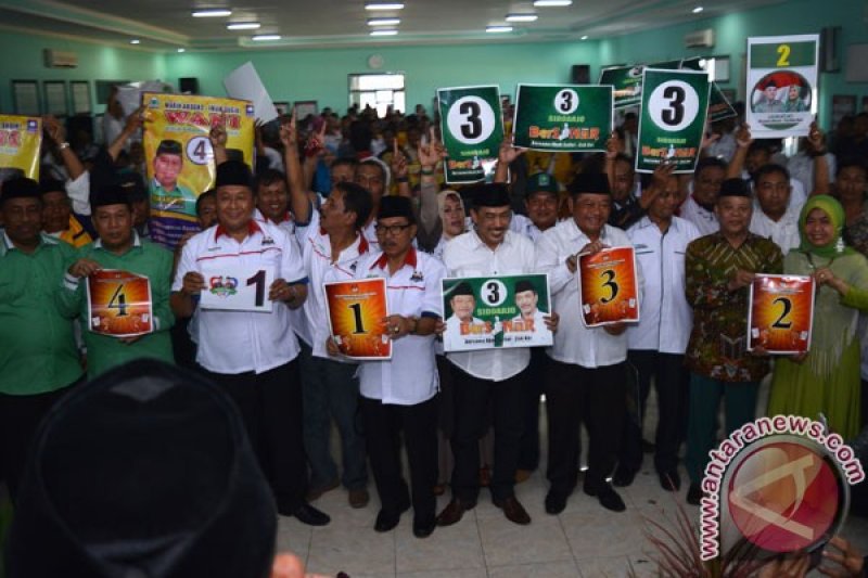 Penetapan Nomor Urut Pilkada Sidoarjo