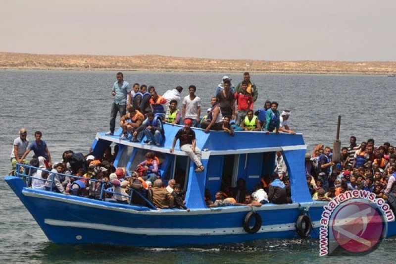 Belasan migran asal Afrika tewas akibat kapal tenggelam