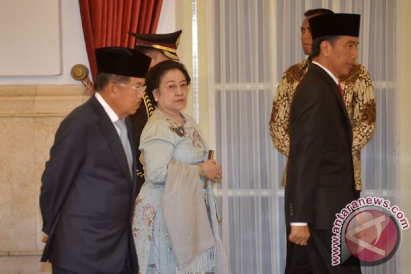 Megawati Hadiri Pelantikan Lemsaneg