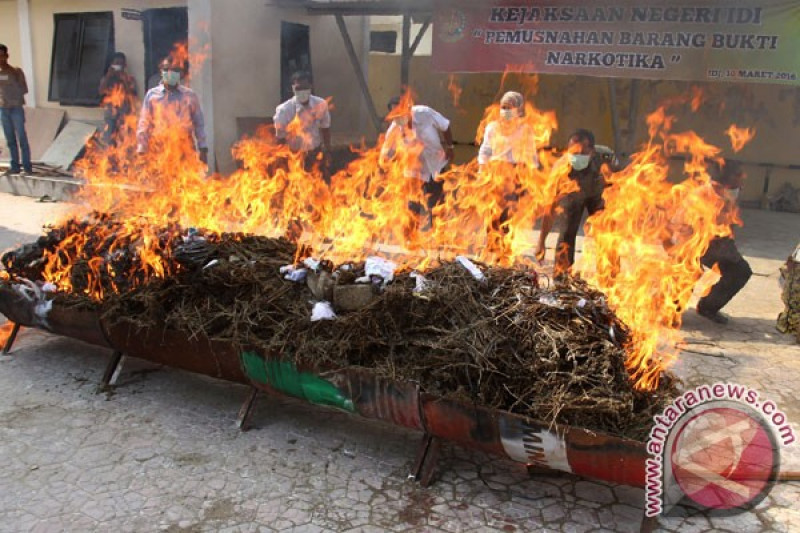 Pemusnahan Barbuk Narkotika