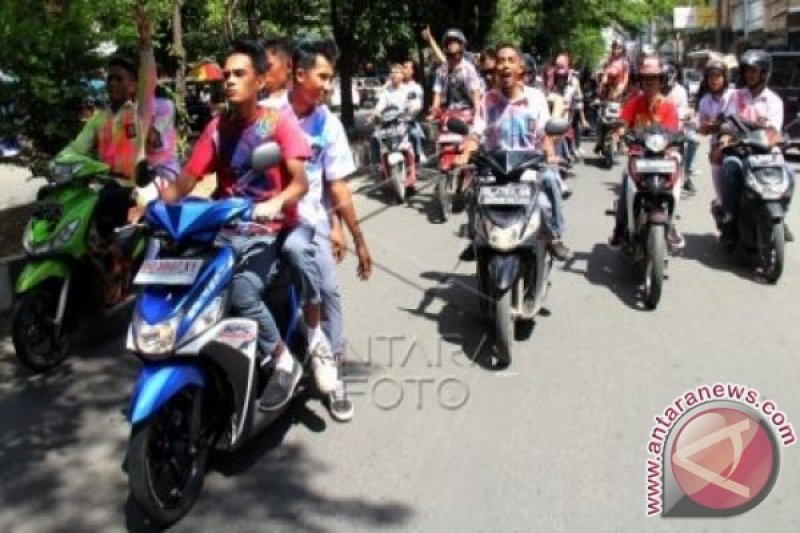 KONVOI PELAJAR DI MAKASSAR