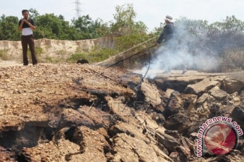 TANAH BERASAP DI ACEH TIMUR