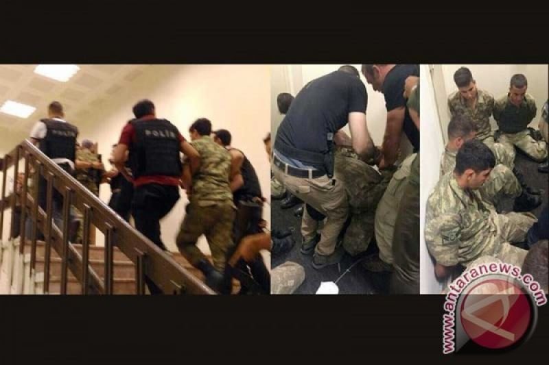 Foto Penangkapan Pengkudeta di Turki Disiarkan via Twitter